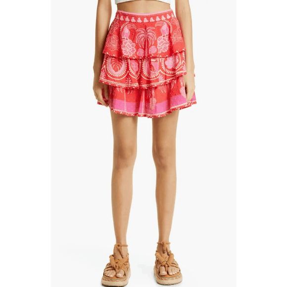 FARM Rio Dresses & Skirts - Farm Rio Summer Sunrise Mini Skirt NWT